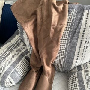 Forever New Tan Over the Knee Boots